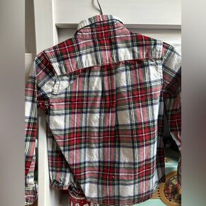 Tartan Flannel shirt. Color perfect for the holidays.